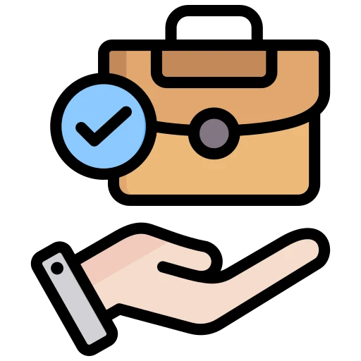 Complete the work icon